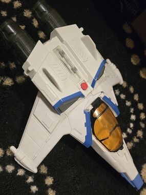 Buzz Lightyear XL-15 White & Blue Spaceship with Amber Canopy